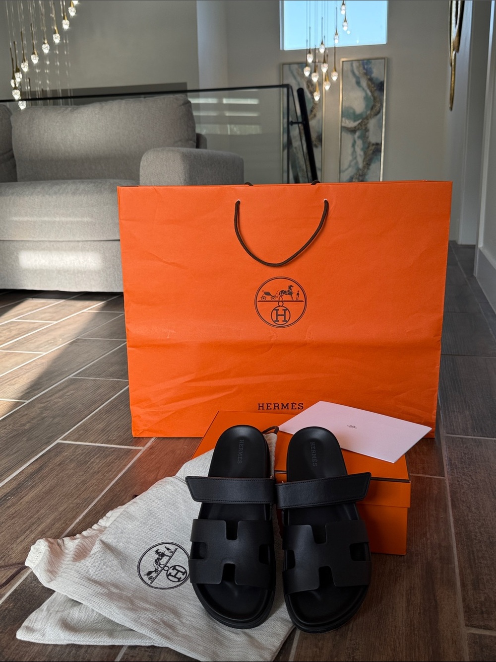 Hermes Chypre sandal 38